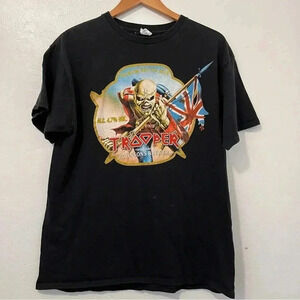 Iron Maiden Official Original 2014 Trooper Beer Size‎ L T-shirt